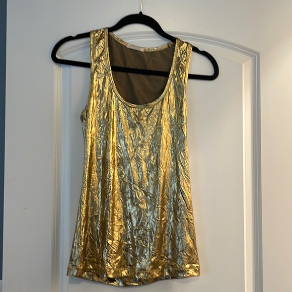 Gold foil medium tank top - Picture 1 of 3